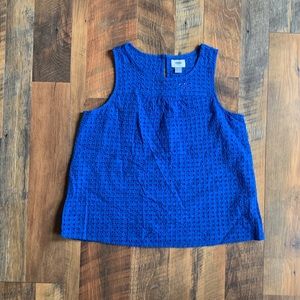 NWT Old Navy Royal Blue Lace Tank Top